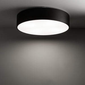 Plafonieră Livo din metal, negru, 4 becuri