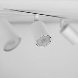 Plafonieră Nex încastrată din metal, alb, 3 becuri