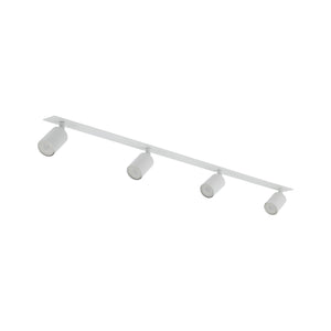Plafonieră Nex încastrată din metal, alb, 4 becuri