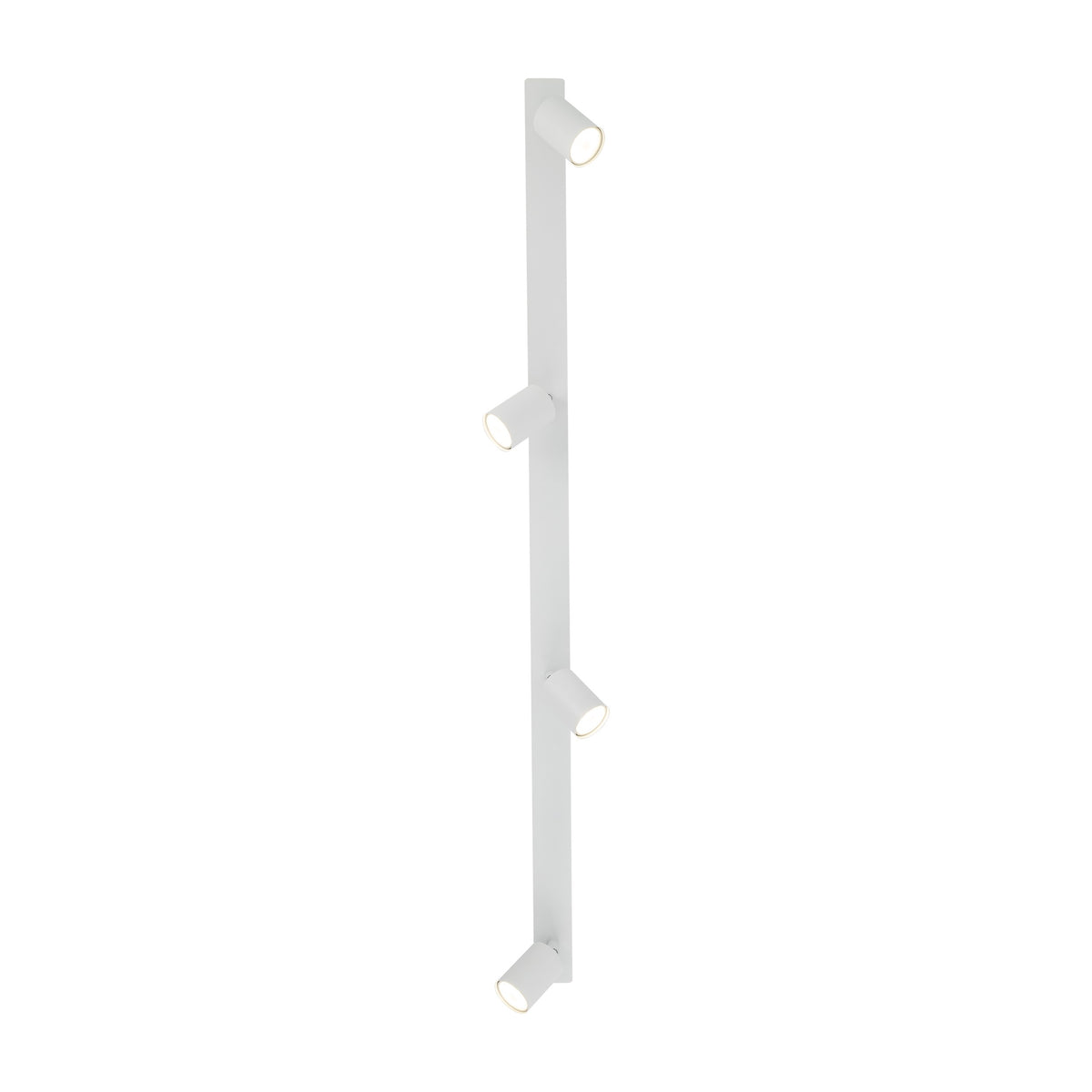 Plafonieră Nex încastrată din metal, alb, 4 becuri