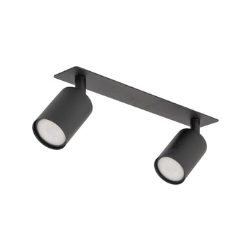 Plafonieră Nex încastrată din metal, negru