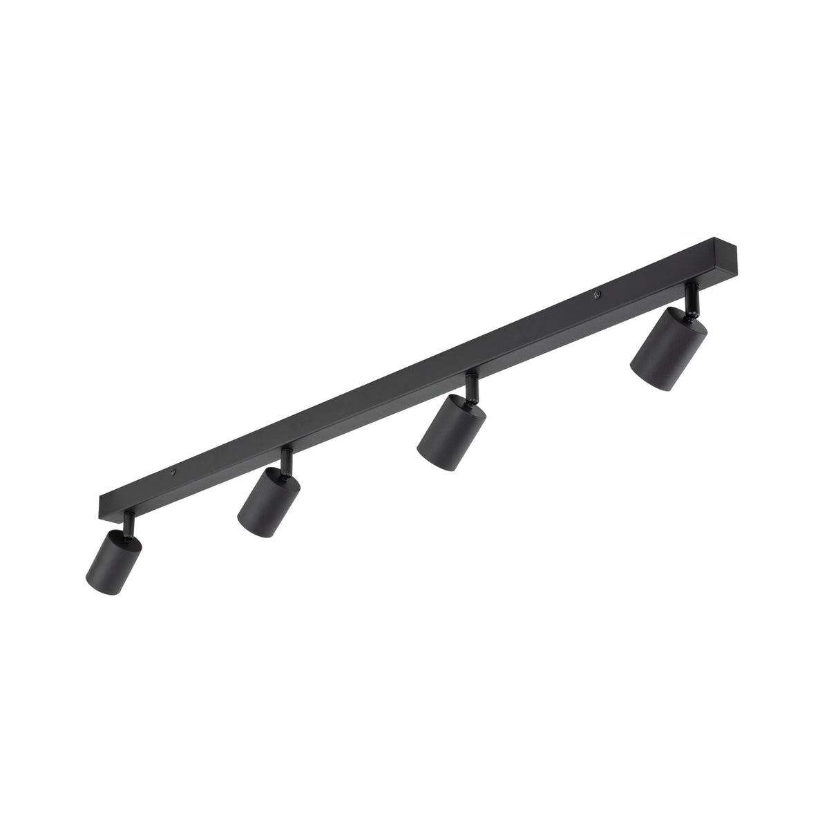 Plafonieră Nex din metal, negru, 4 becuri