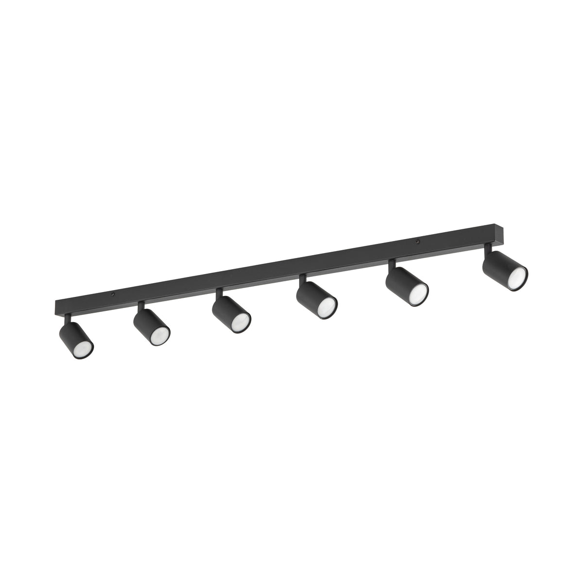 Plafonieră Nex din metal, negru, 6 becuri