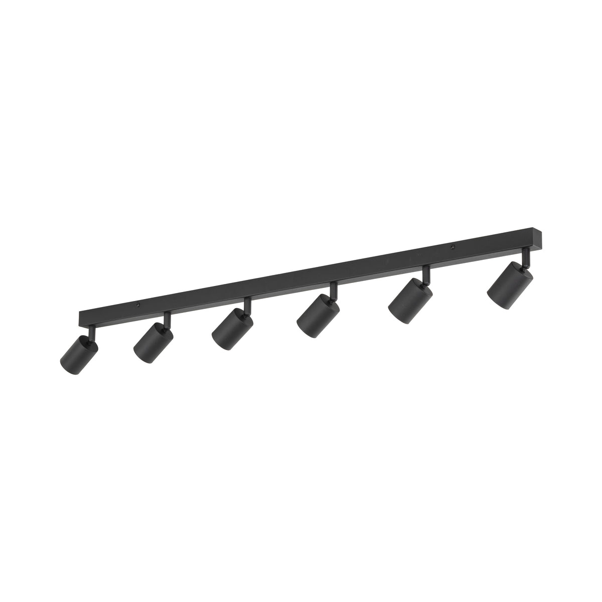 Plafonieră Nex din metal, negru, 6 becuri