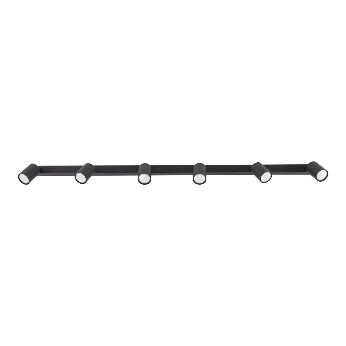 Plafonieră Nex din metal, negru, 6 becuri