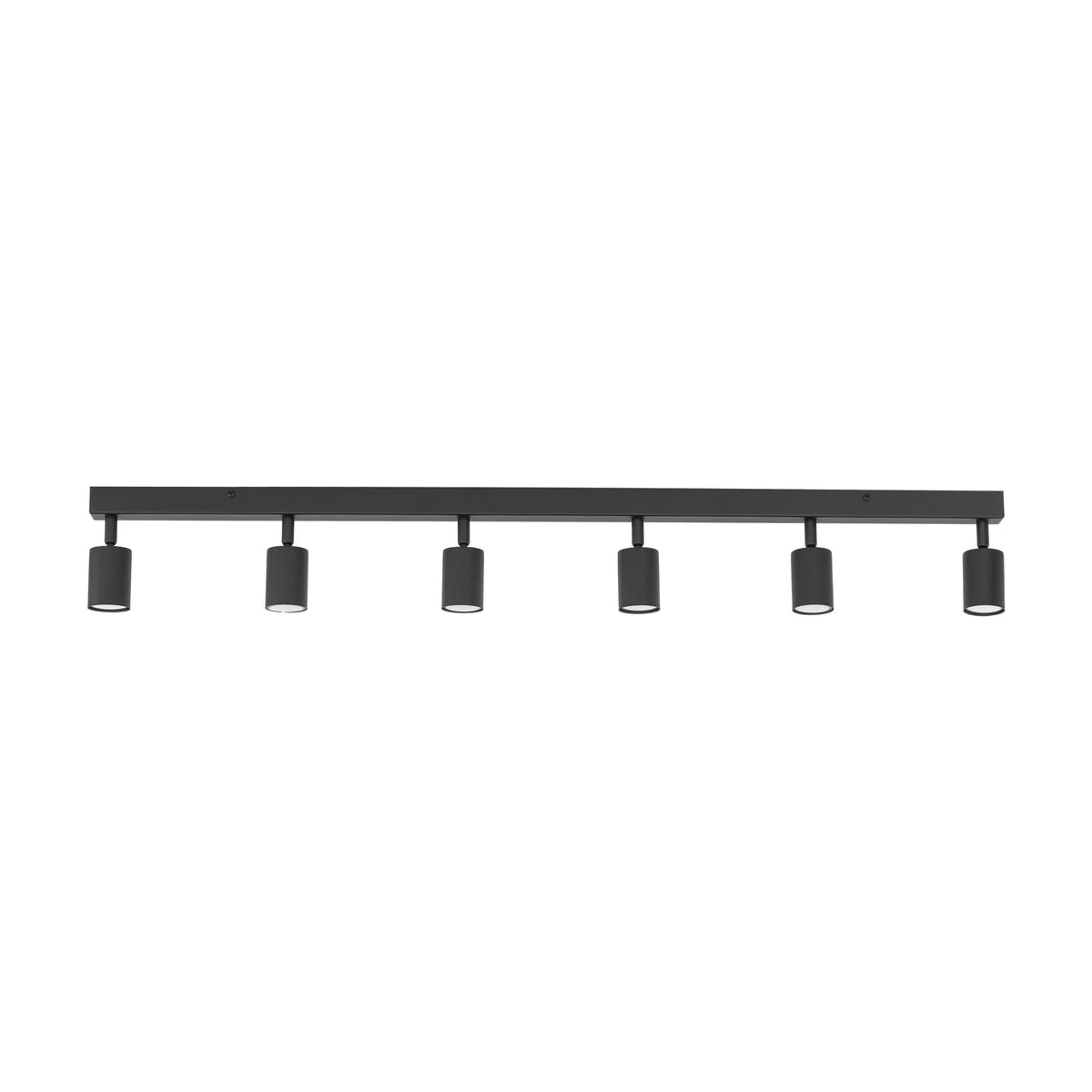 Plafonieră Nex din metal, negru, 6 becuri