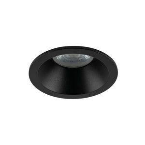 Plafonieră Opti din sticlă, negru