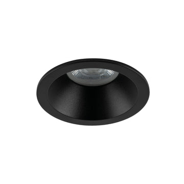 Plafonieră Opti din sticlă, negru