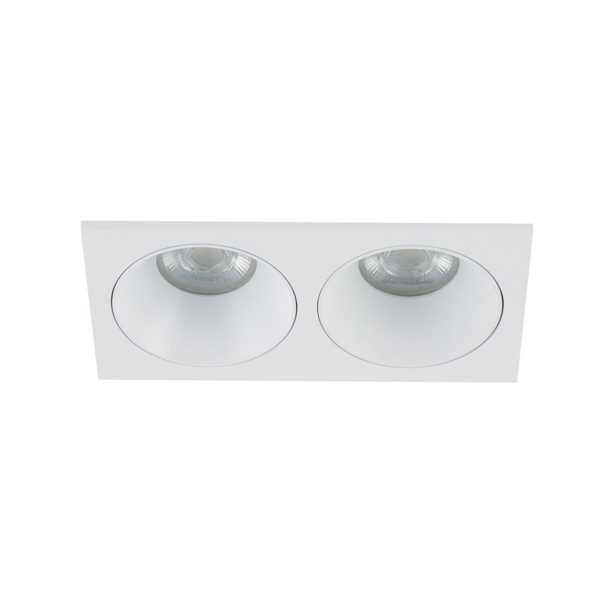 Plafonieră Prisma Duo Xgu10 din sticlă, alb