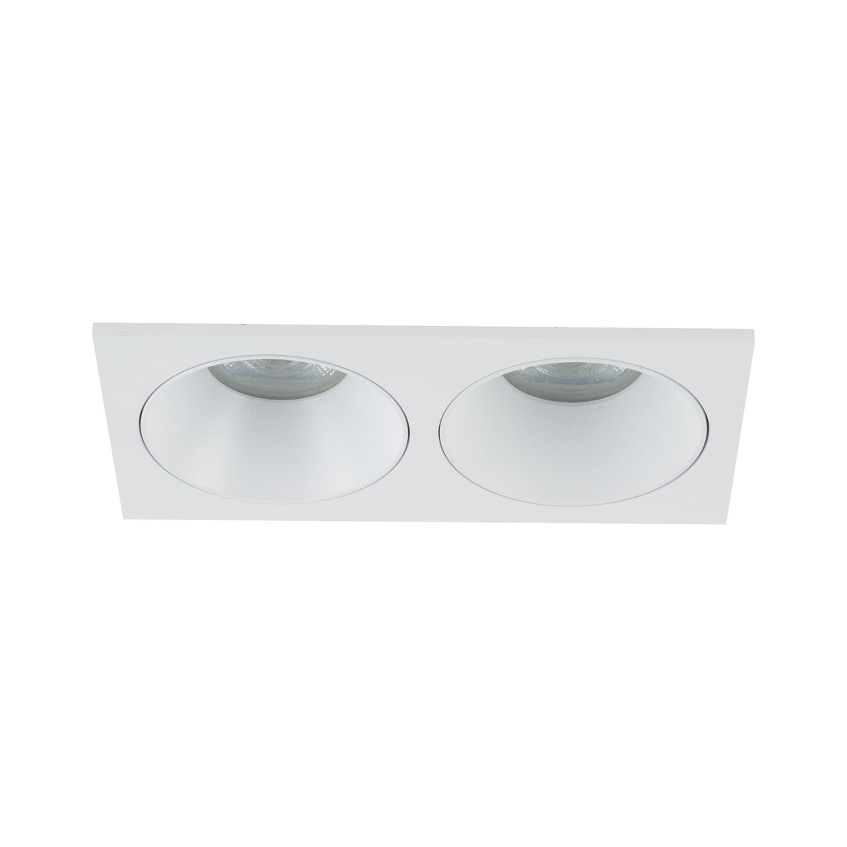 Plafonieră Prisma Duo Xgu10 din sticlă, alb