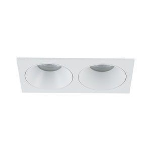 Plafonieră Prisma Duo Xgu10 din sticlă, alb