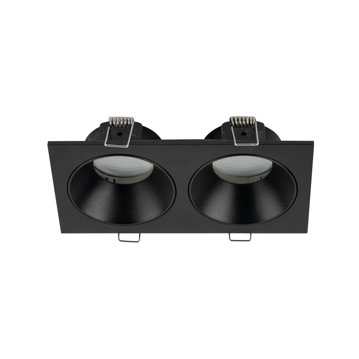 Plafonieră Prisma Duo Xgu10 din sticlă, negru