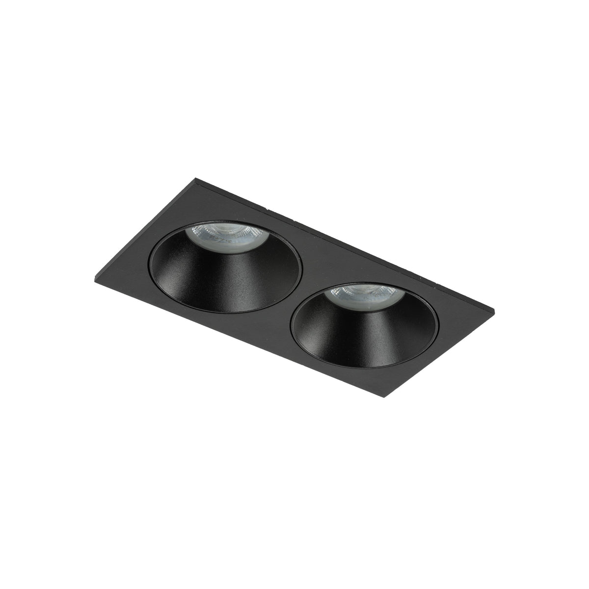 Plafonieră Prisma Duo Xgu10 din sticlă, negru
