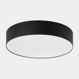 Plafonieră Rondo 600, negru, Înălțime 150 mm