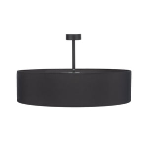 Plafonieră Rondo 600, negru, Înălțime 350 mm