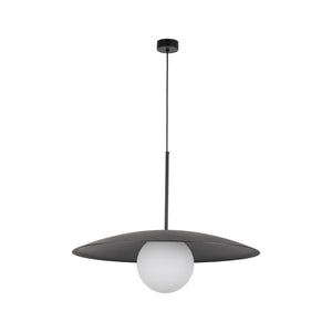 Plafonieră Slate sticlă din sticlă, negru