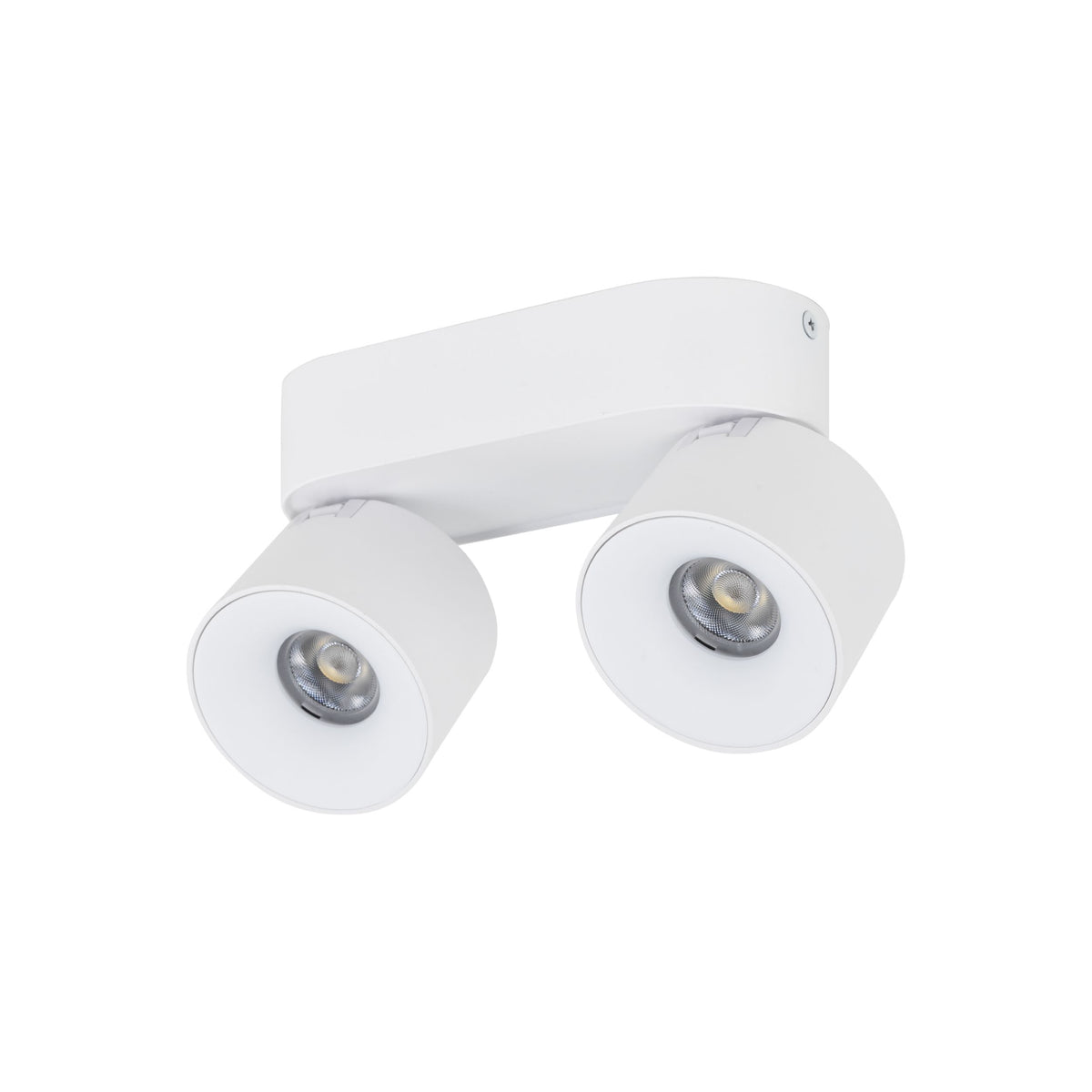 Plafonieră Spark Duo din aluminiu, alb