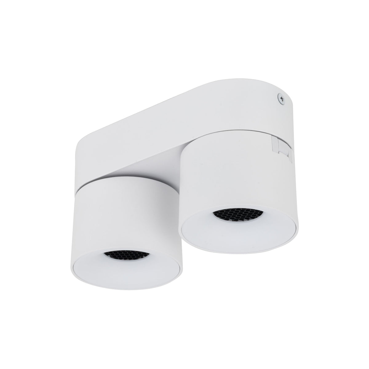 Plafonieră Spark Duo din aluminiu, alb