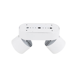 Plafonieră Spark Duo din aluminiu, alb