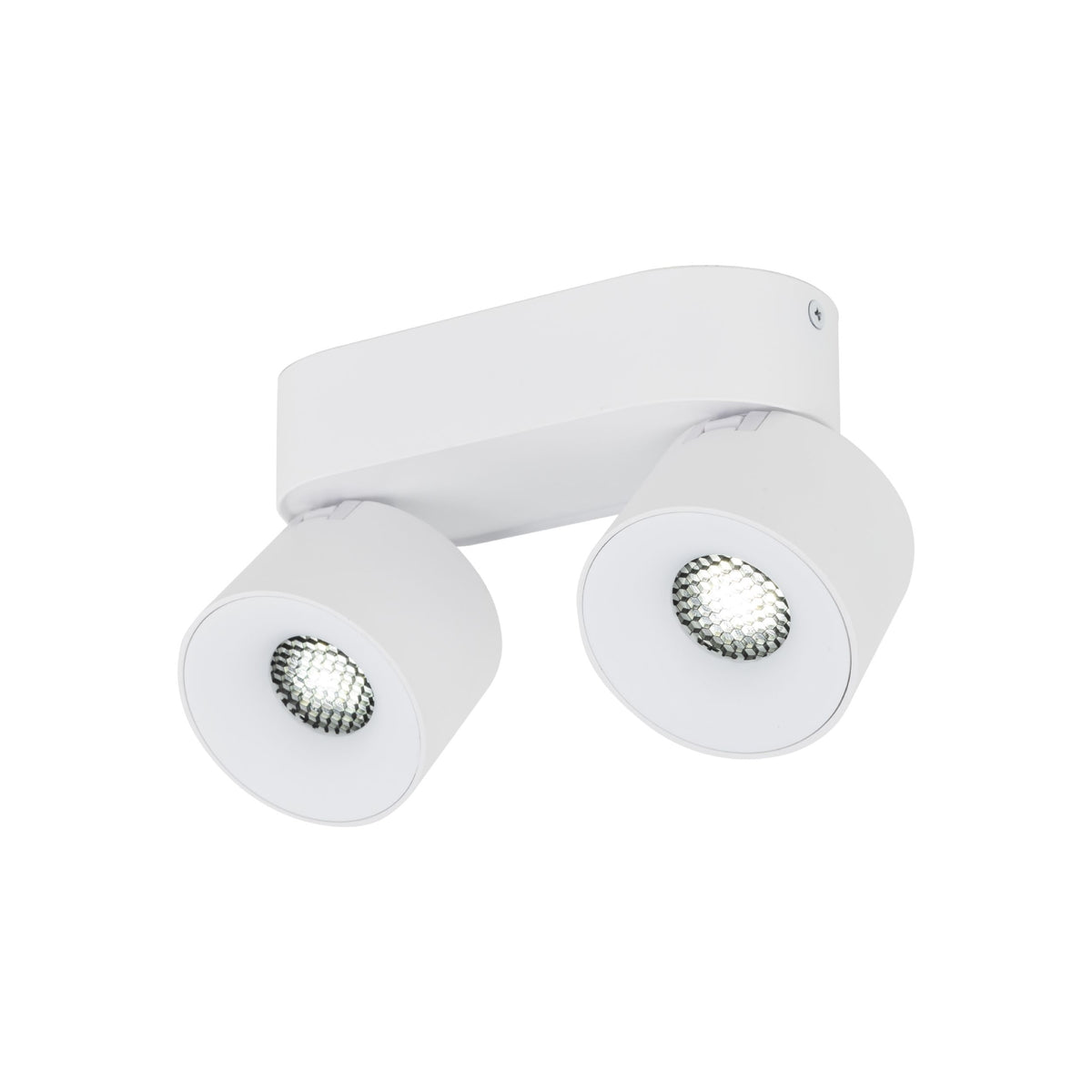 Plafonieră Spark Duo din aluminiu, alb