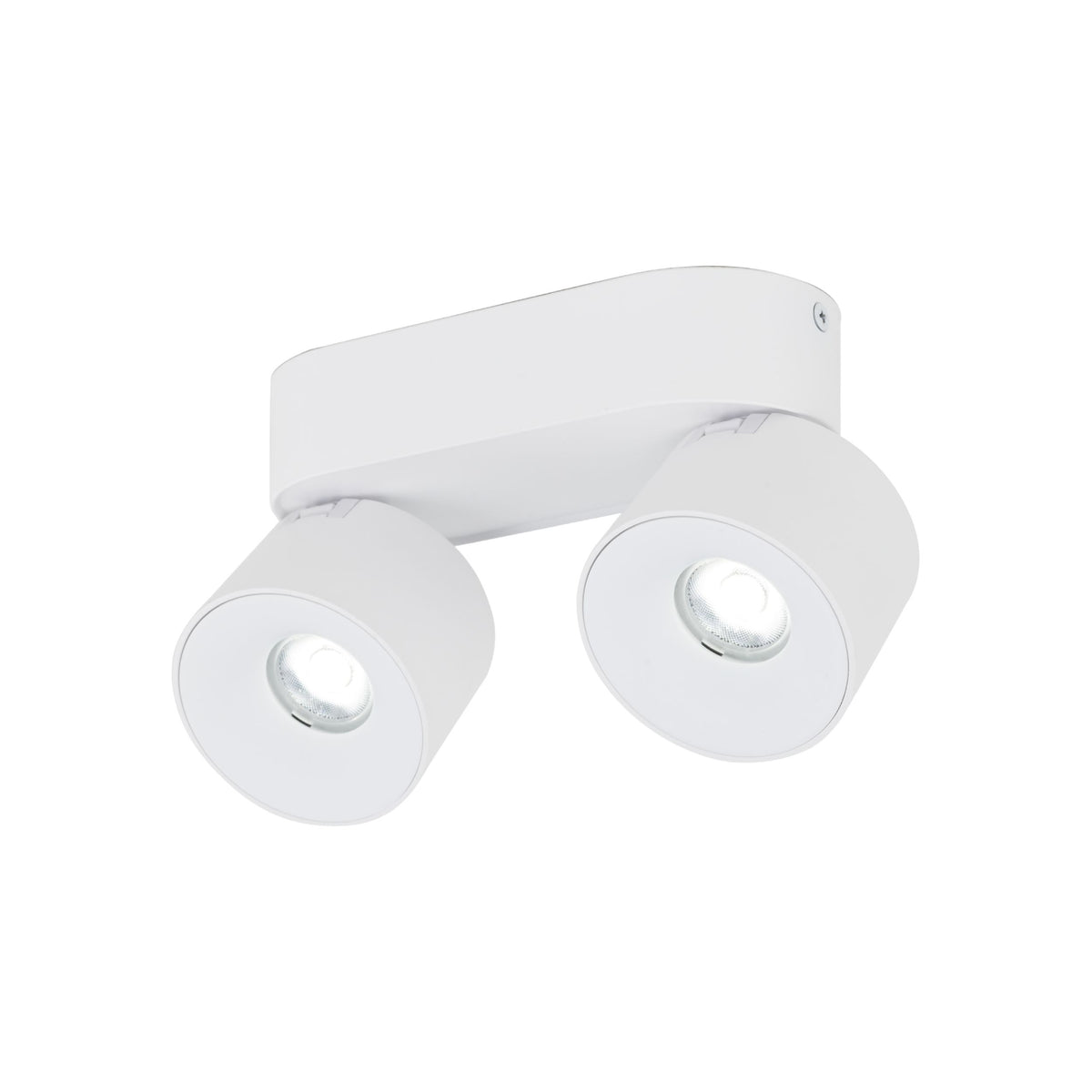 Plafonieră Spark Duo din aluminiu, alb
