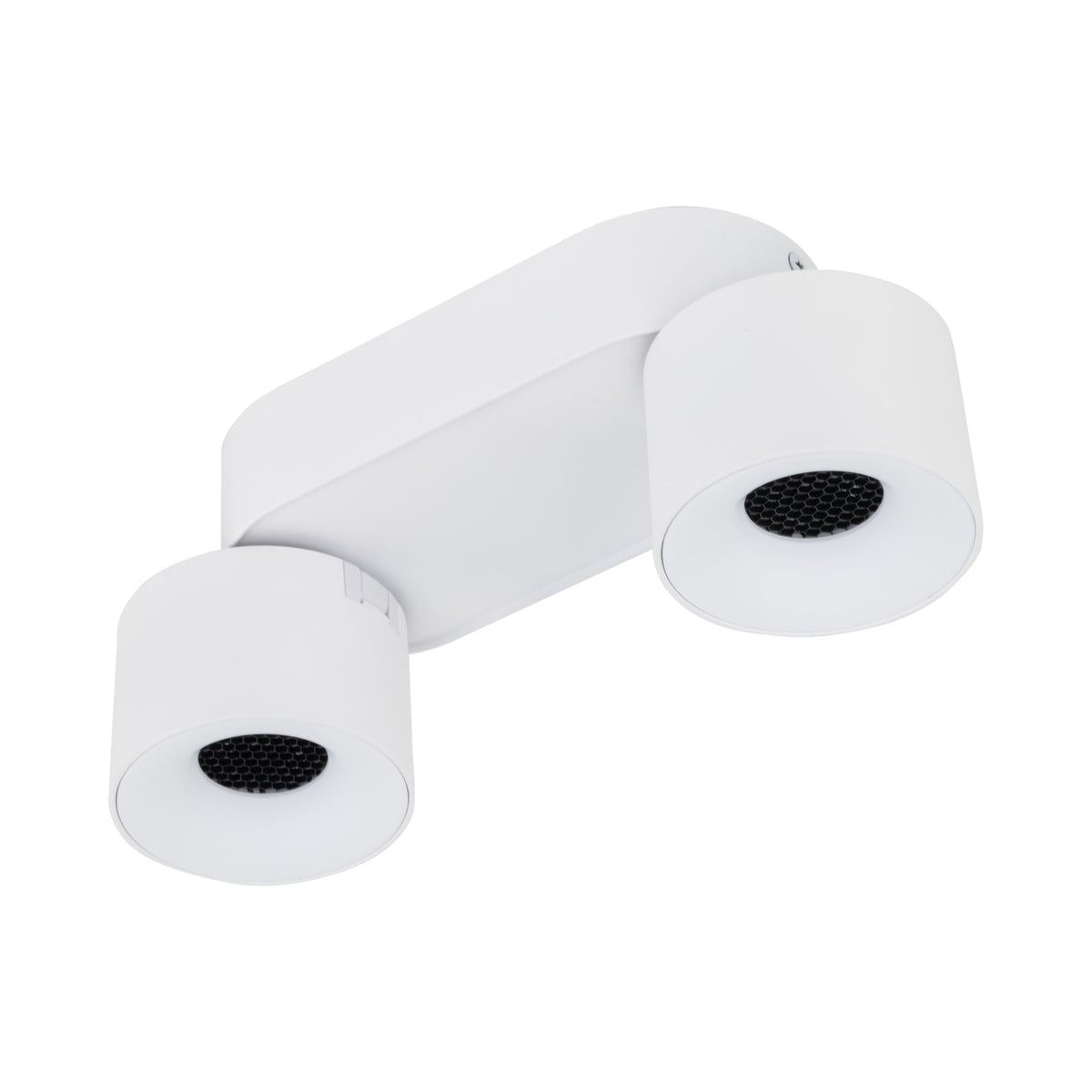 Plafonieră Spark Duo din aluminiu, alb