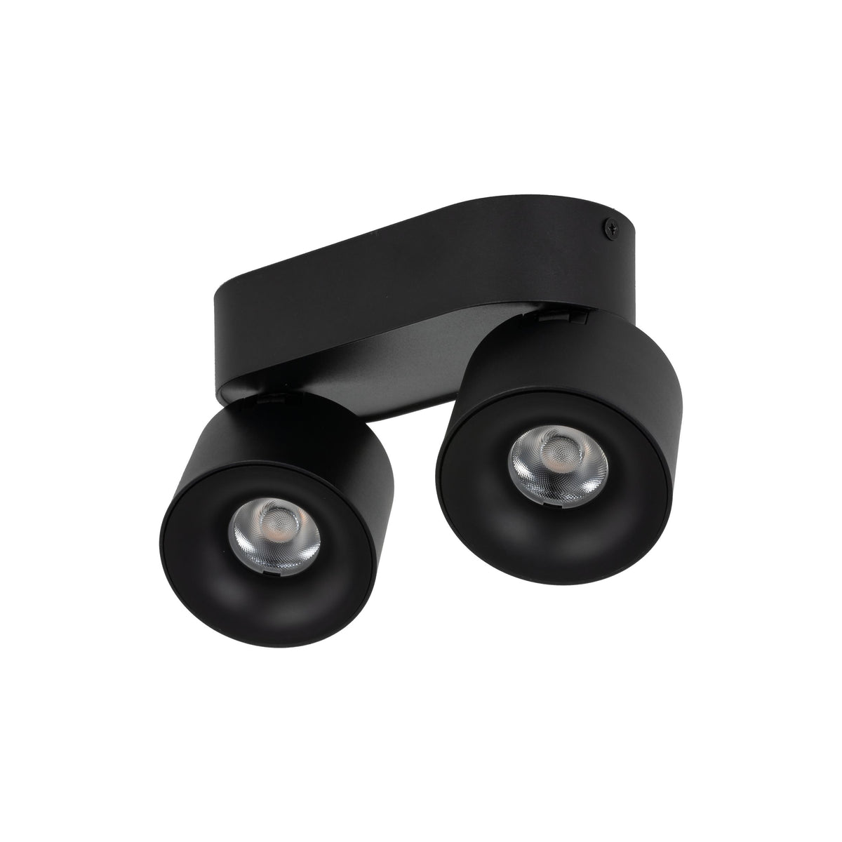 Plafonieră Spark Duo din aluminiu, negru