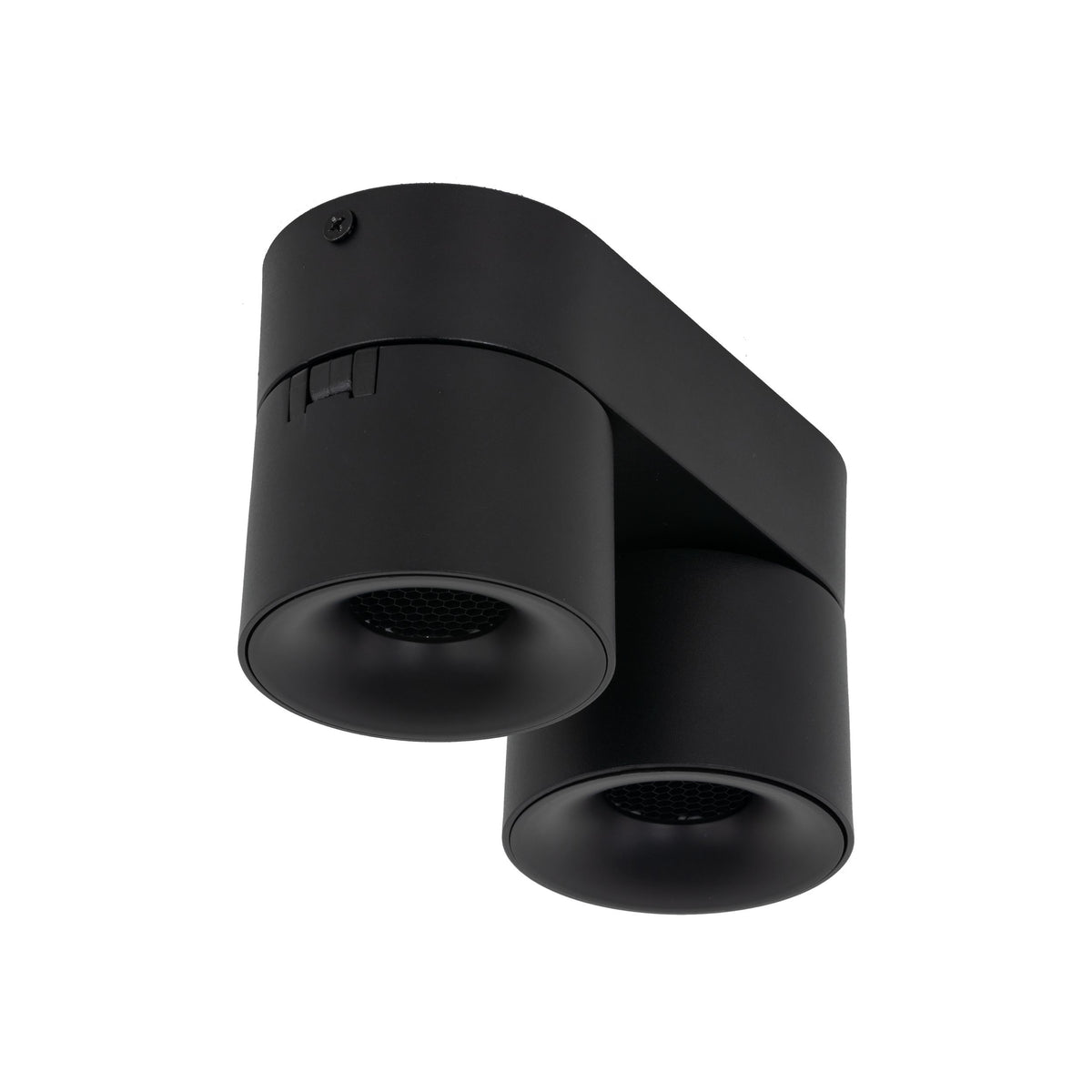 Plafonieră Spark Duo din aluminiu, negru