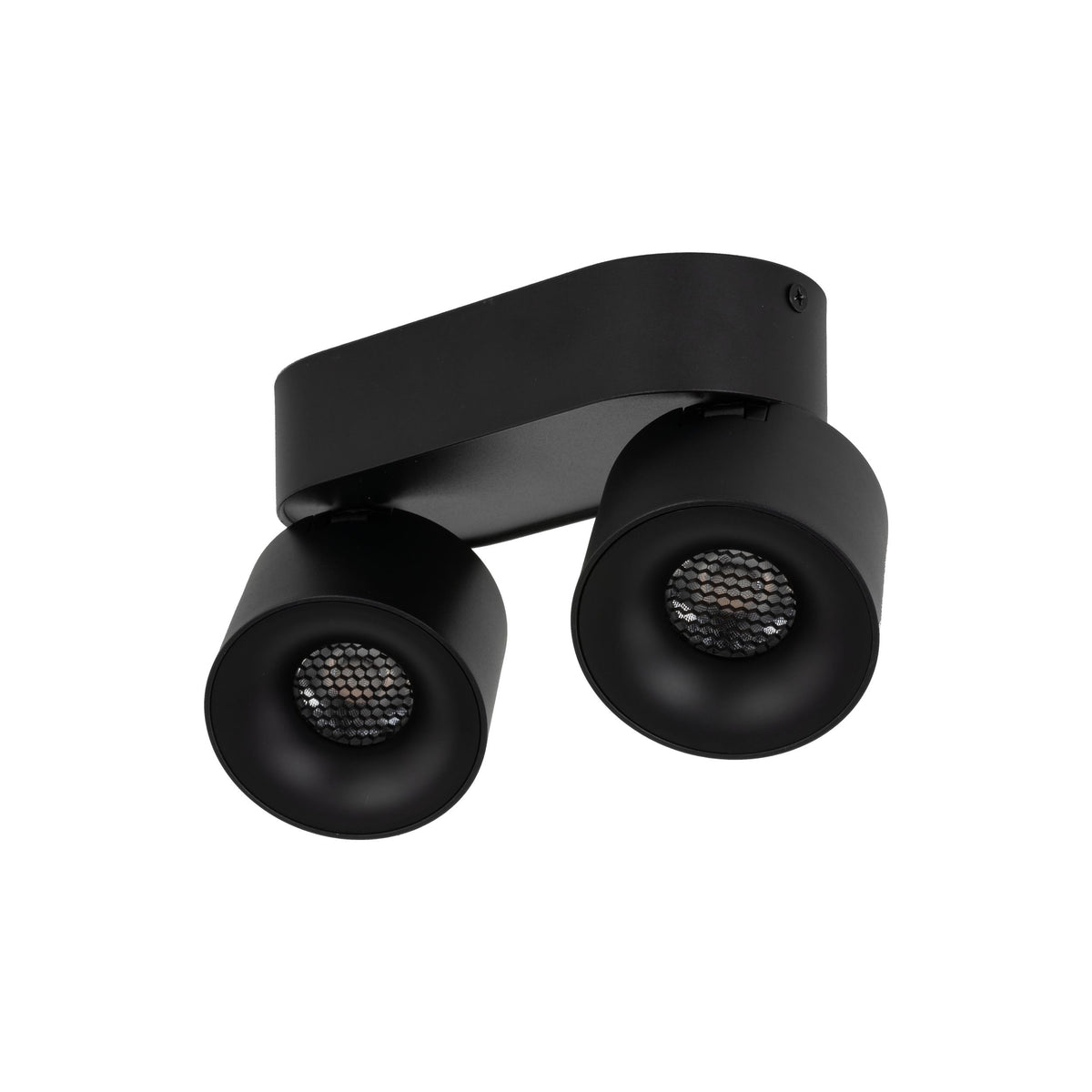 Plafonieră Spark Duo din aluminiu, negru