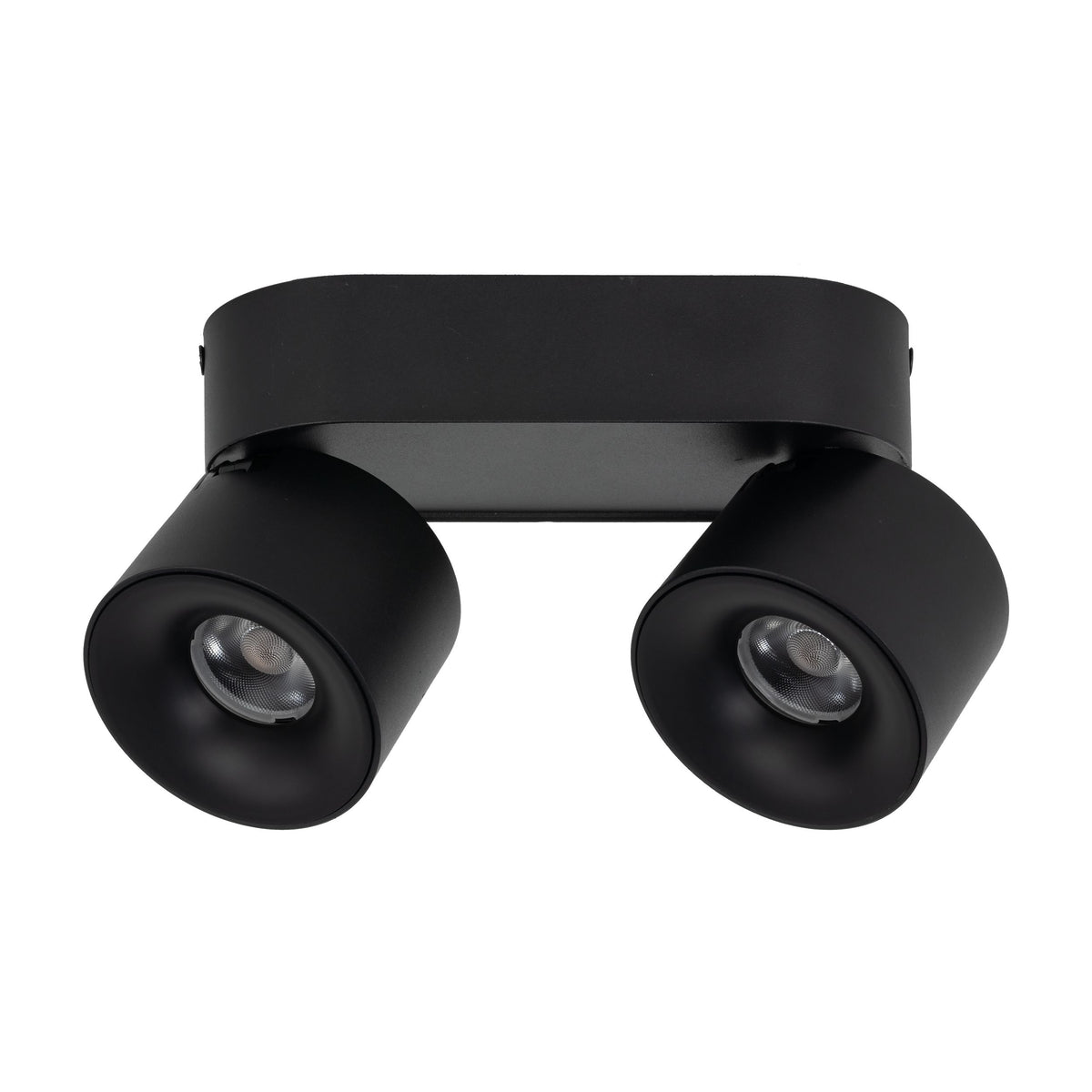 Plafonieră Spark Duo din aluminiu, negru