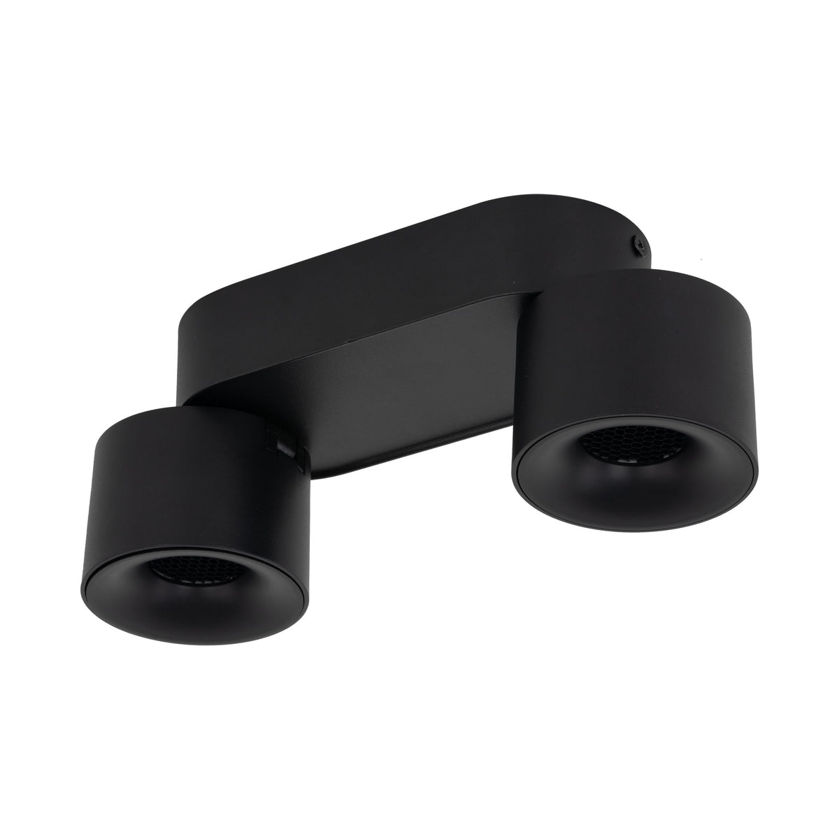 Plafonieră Spark Duo din aluminiu, negru