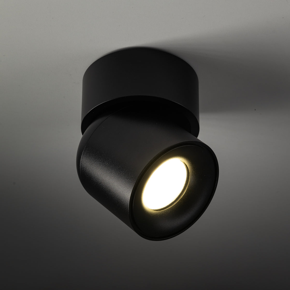 Plafonieră Twist din metal, negru