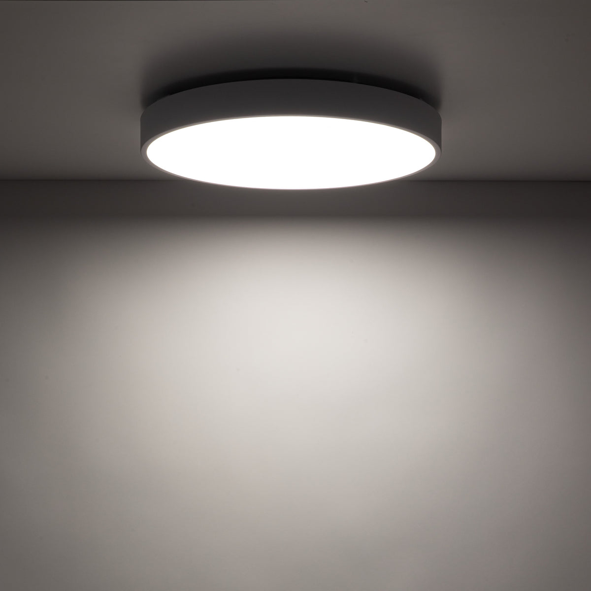 Plafonieră Velis din metal, alb, 30 W