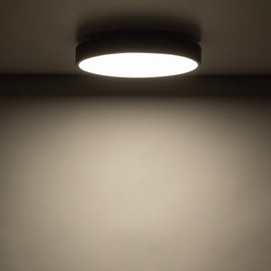 Plafonieră Velis din metal, maro, 24 W