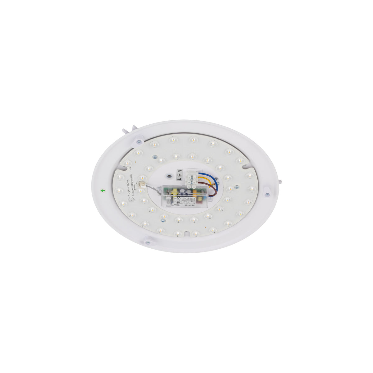 Plafonieră Velis din metal, negru, 24 W