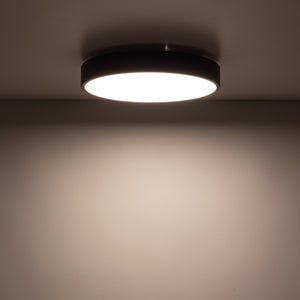 Plafonieră Velis din metal, negru, 24 W