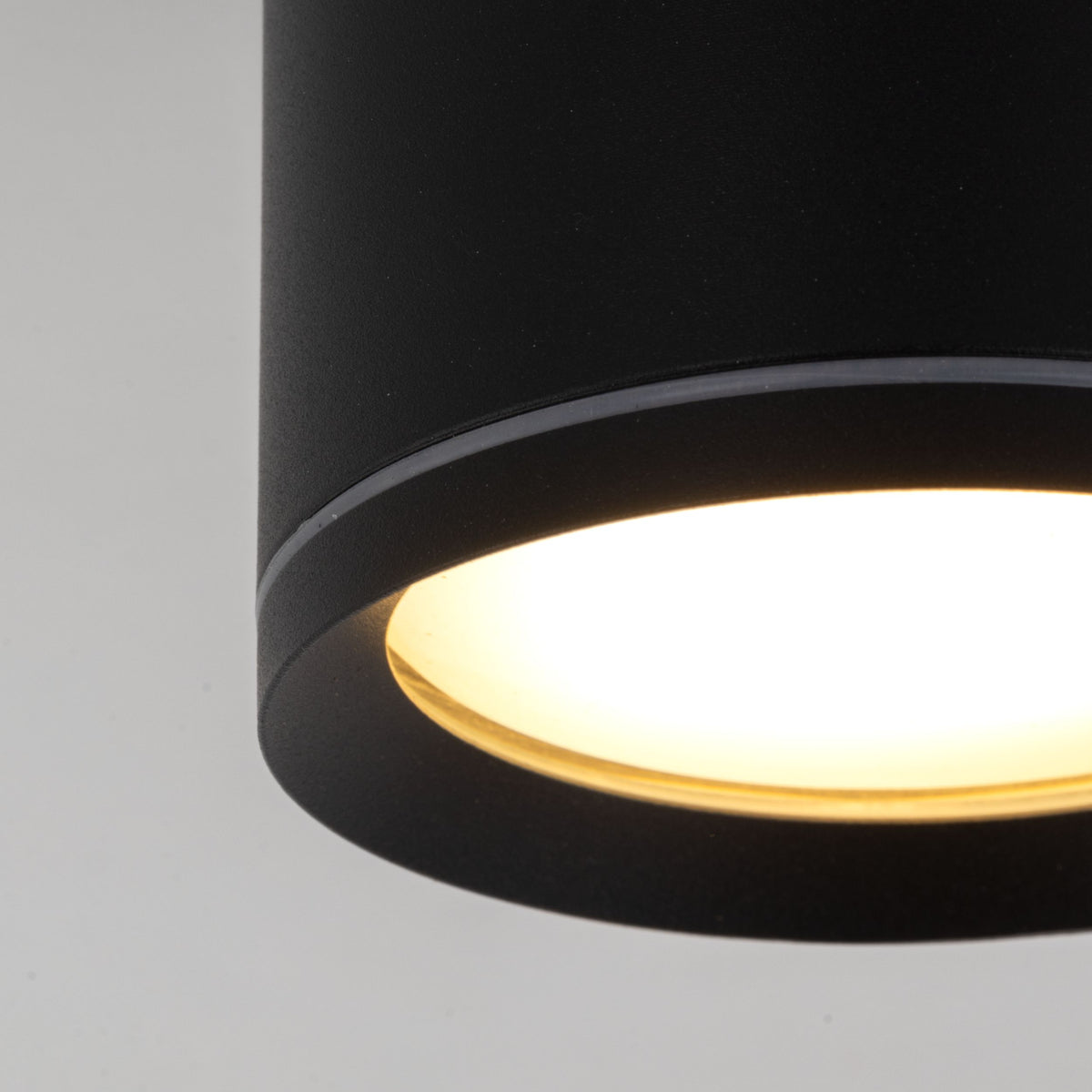 Plafonieră Vivo din metal, negru