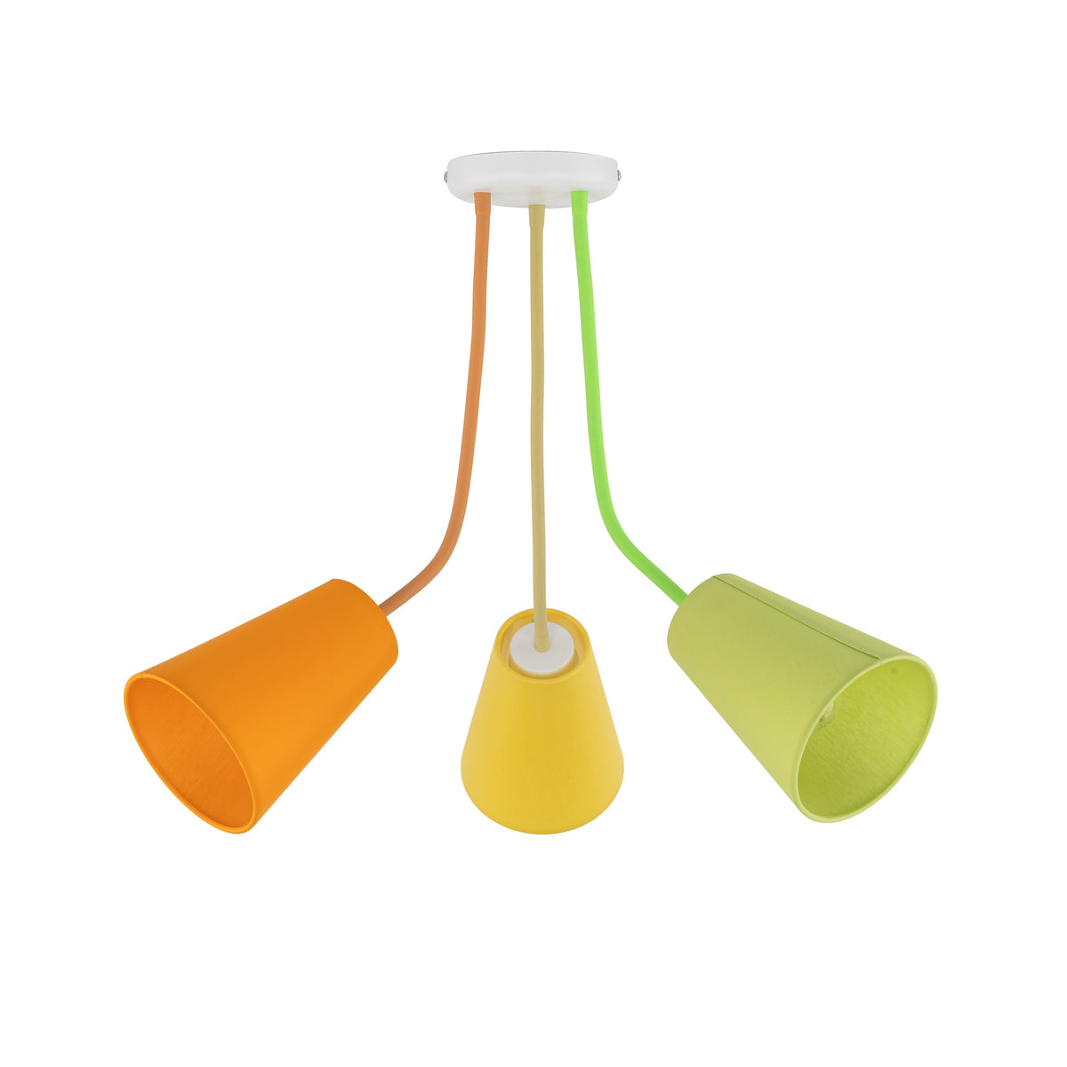 Plafonieră Wire Colour, multicolor, 3 becuri