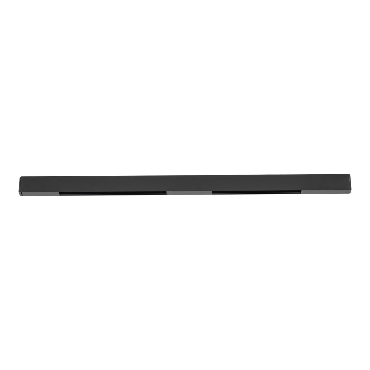 Șină Magnetic Easy aparentă din aluminiu, negru, 1 m