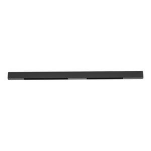 Șină Magnetic Easy aparentă din aluminiu, negru, 1 m