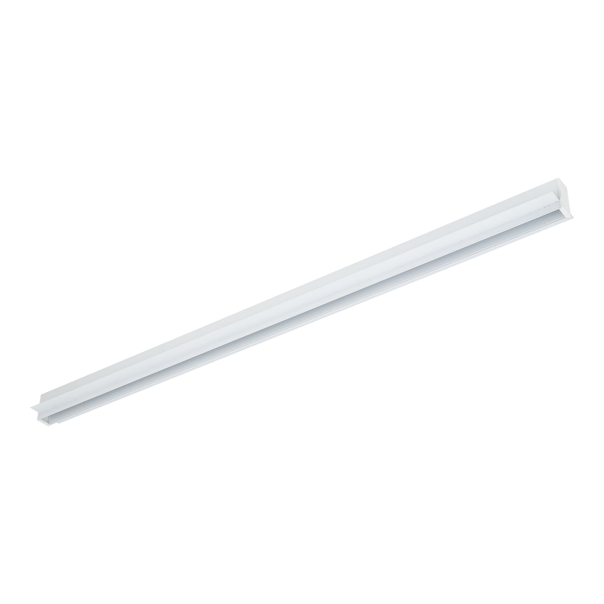 Șină Magnetic Easy încastrată din aluminiu, alb, 1 m