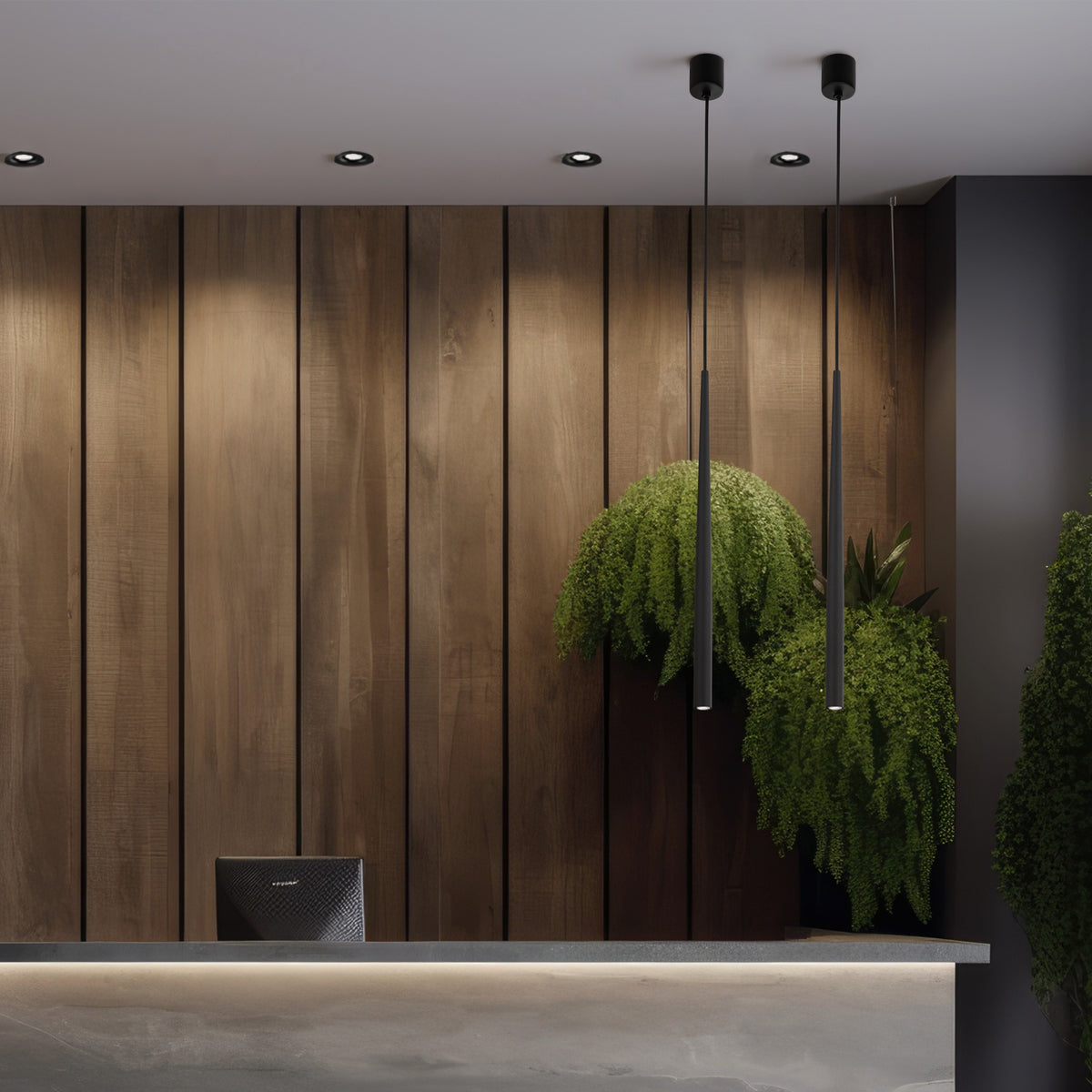Spot încastrat Eye din aluminiu din metal, negru