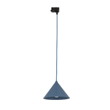 Spot pentru șină Tracer Cono cu 3 circuite, bleumarin