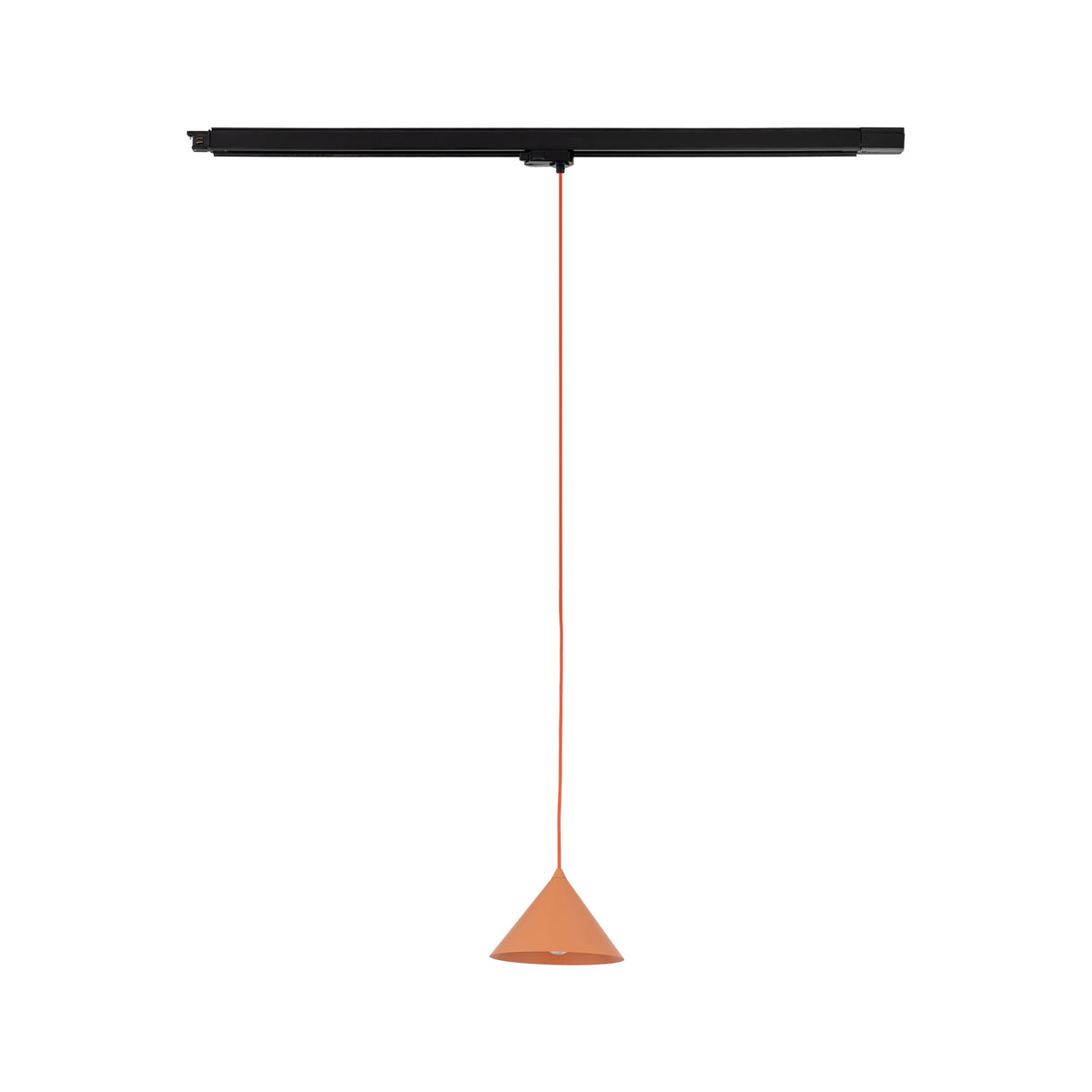 Spot pentru șină Tracer Cono cu 3 circuite, somon, 15 W