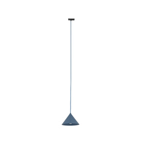 Spot pentru șină Tracer Cono din metal, bleumarin