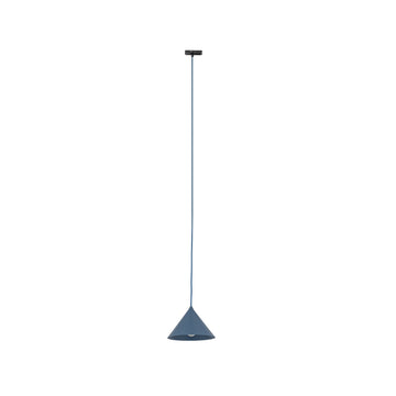Spot pentru șină Tracer Cono din metal, bleumarin