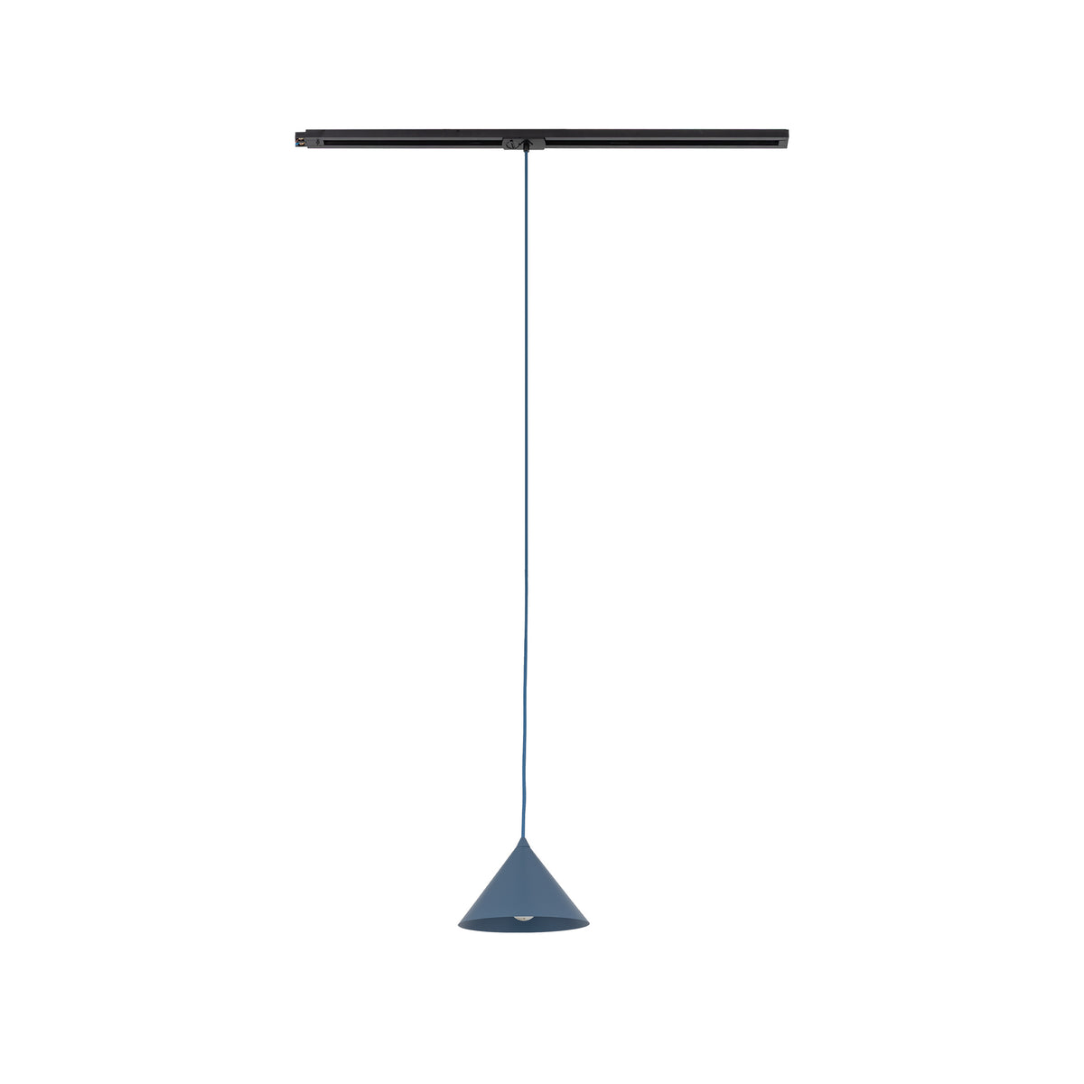 Spot pentru șină Tracer Cono din metal, bleumarin