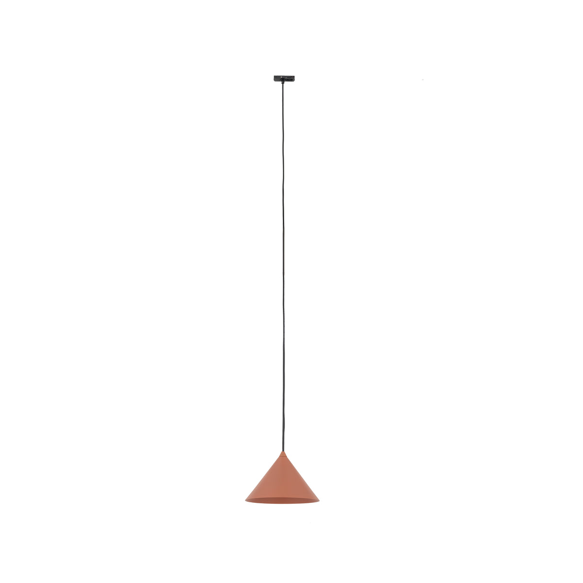 Spot pentru șină Tracer Cono din metal, cărămiziu