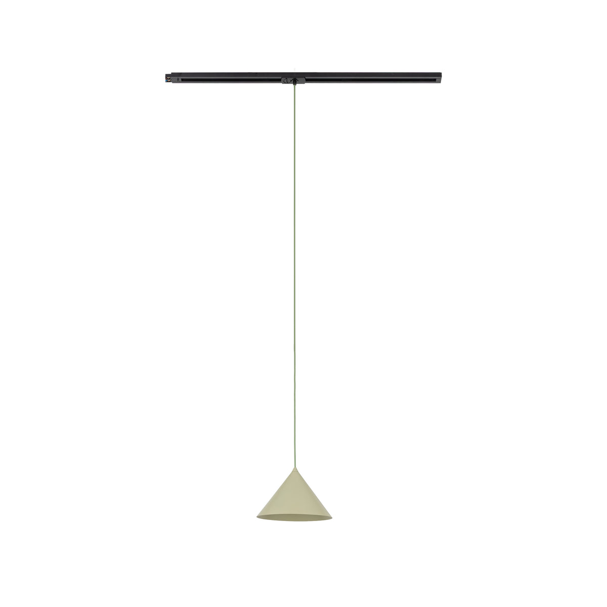 Spot pentru șină Tracer Cono din metal, fistic