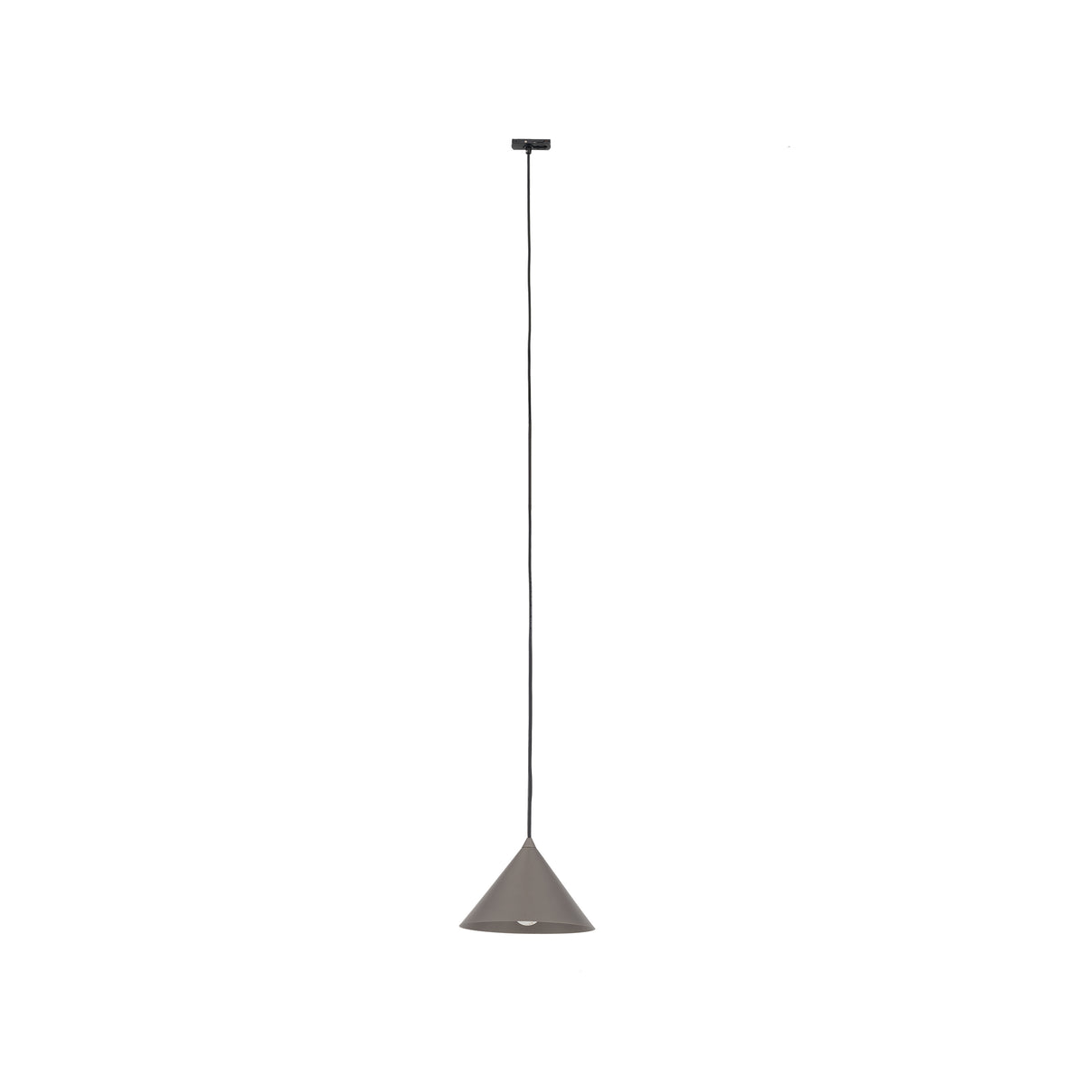 Spot pentru șină Tracer Cono din metal, maro închis